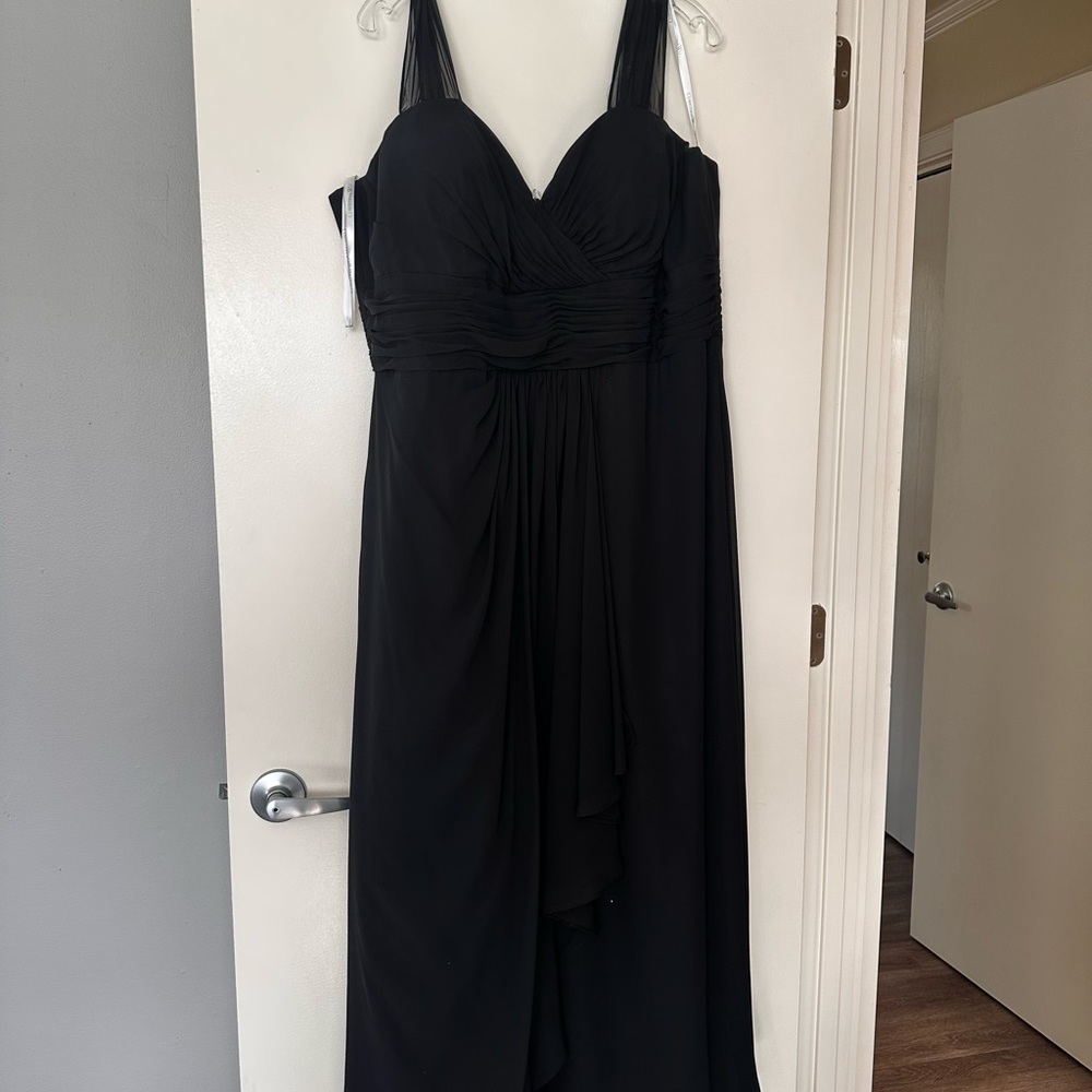 Christina Wu Black High Low Dress